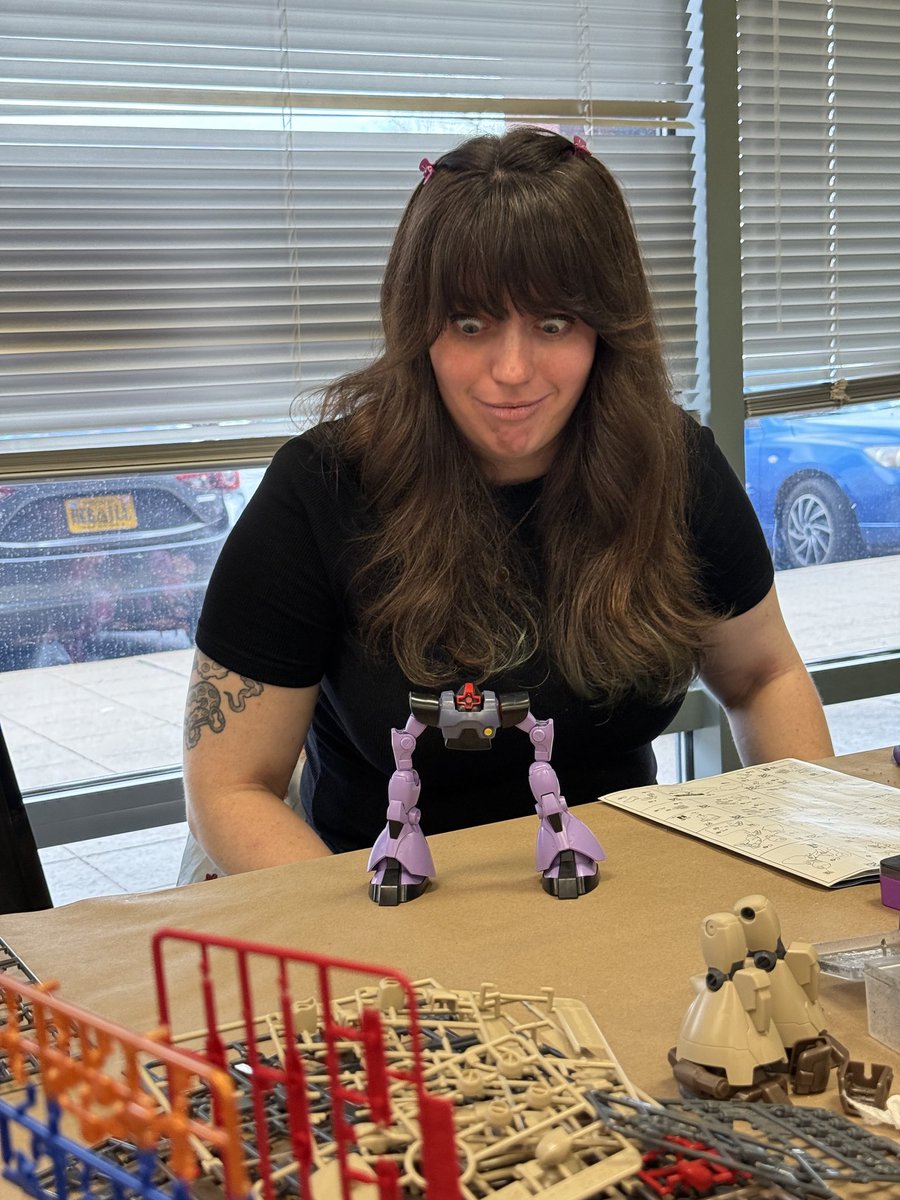 Gundam build day getting wild