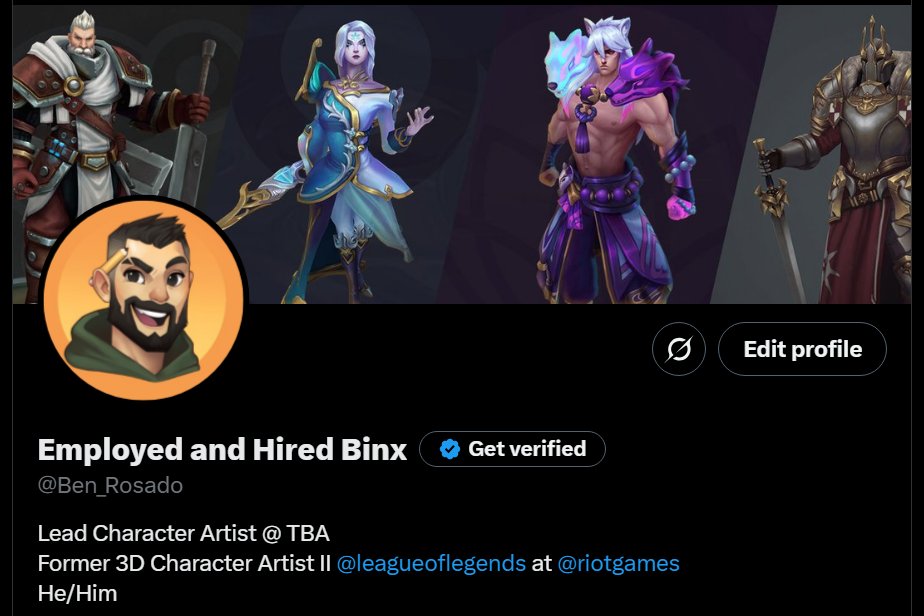 Hey everyone. Quick update but my search for a job is over and I am now a Lead Character Artist!  

I have changed me name accordingly😂

Though I cannot share any specifics quite yet, This is a project I am very excited about and I cannot wait for what the future holds for us.