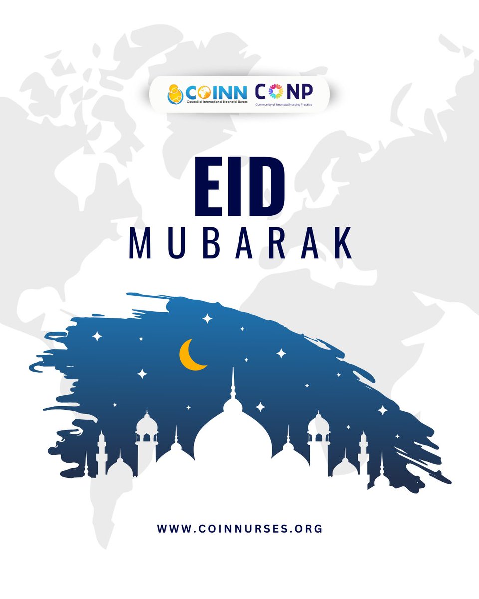 Eid Mubarak from COINN! 🌙

Wishing peace, joy, and blessings to all our neonatal nurses, midwives, and colleagues celebrating today. Your care and dedication inspire us every day. 💛 

#EidMubarak #COINN #NeonatalNurses #Eid2025