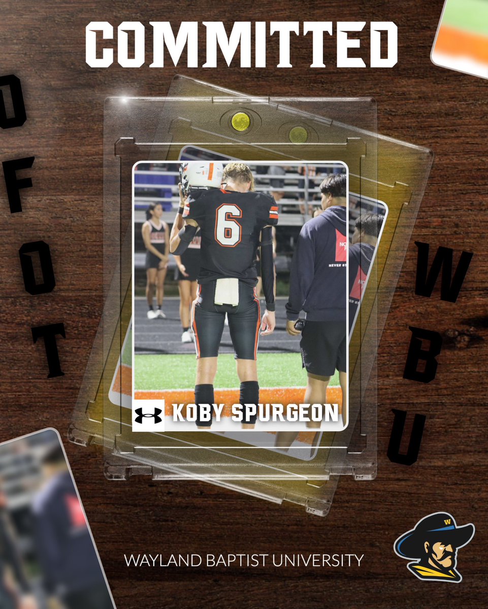 koby_spurgeon6's tweet photo. After a great conversation with coach Nick, I am blessed to be committing to Wayland Baptist university #pirates https://t.co/RGCNDKxS4u