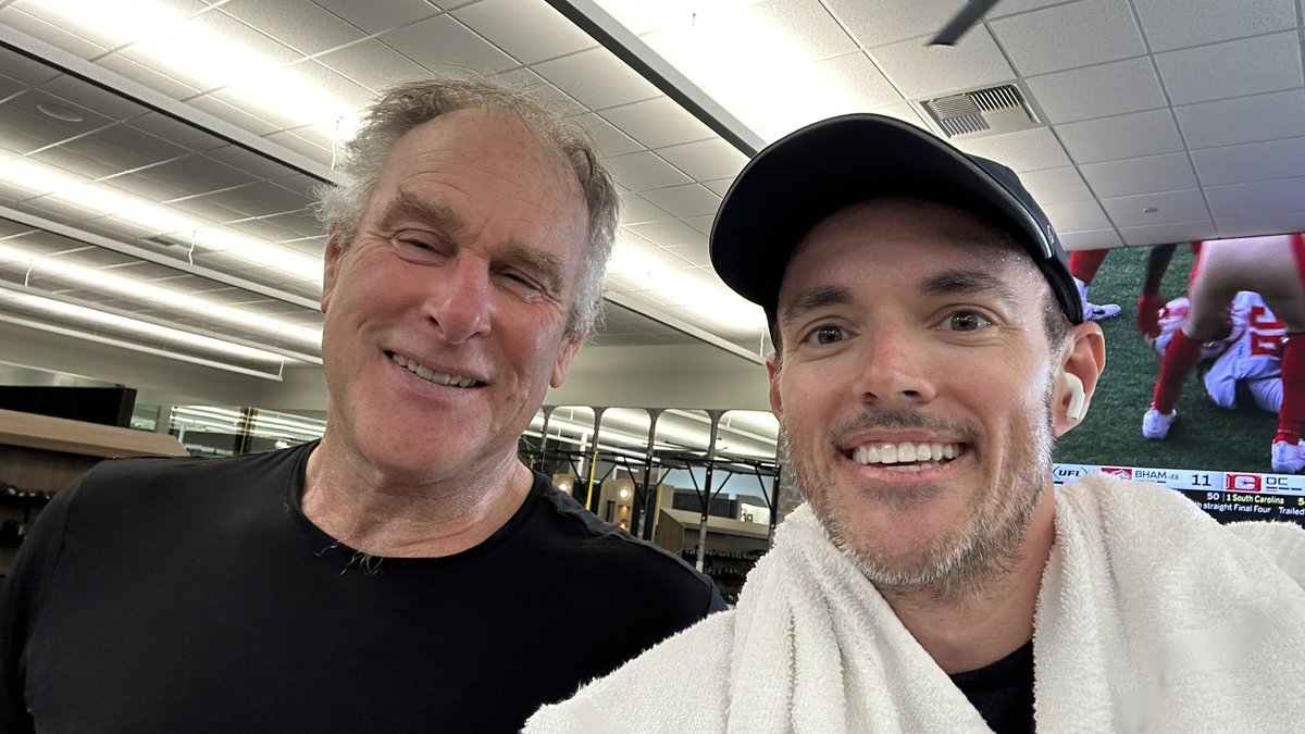 When you run into Rick Rule at the gym.