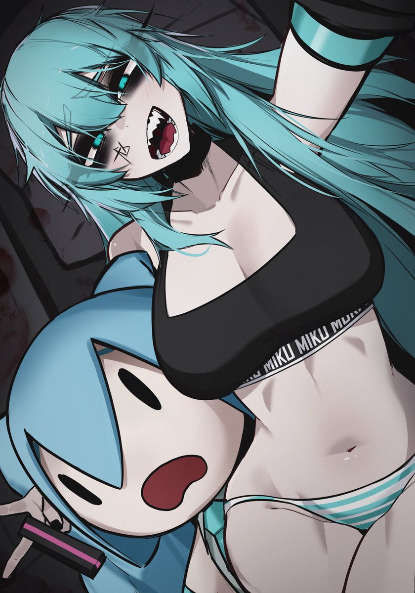 Take this throw away Lazy Miku drawing