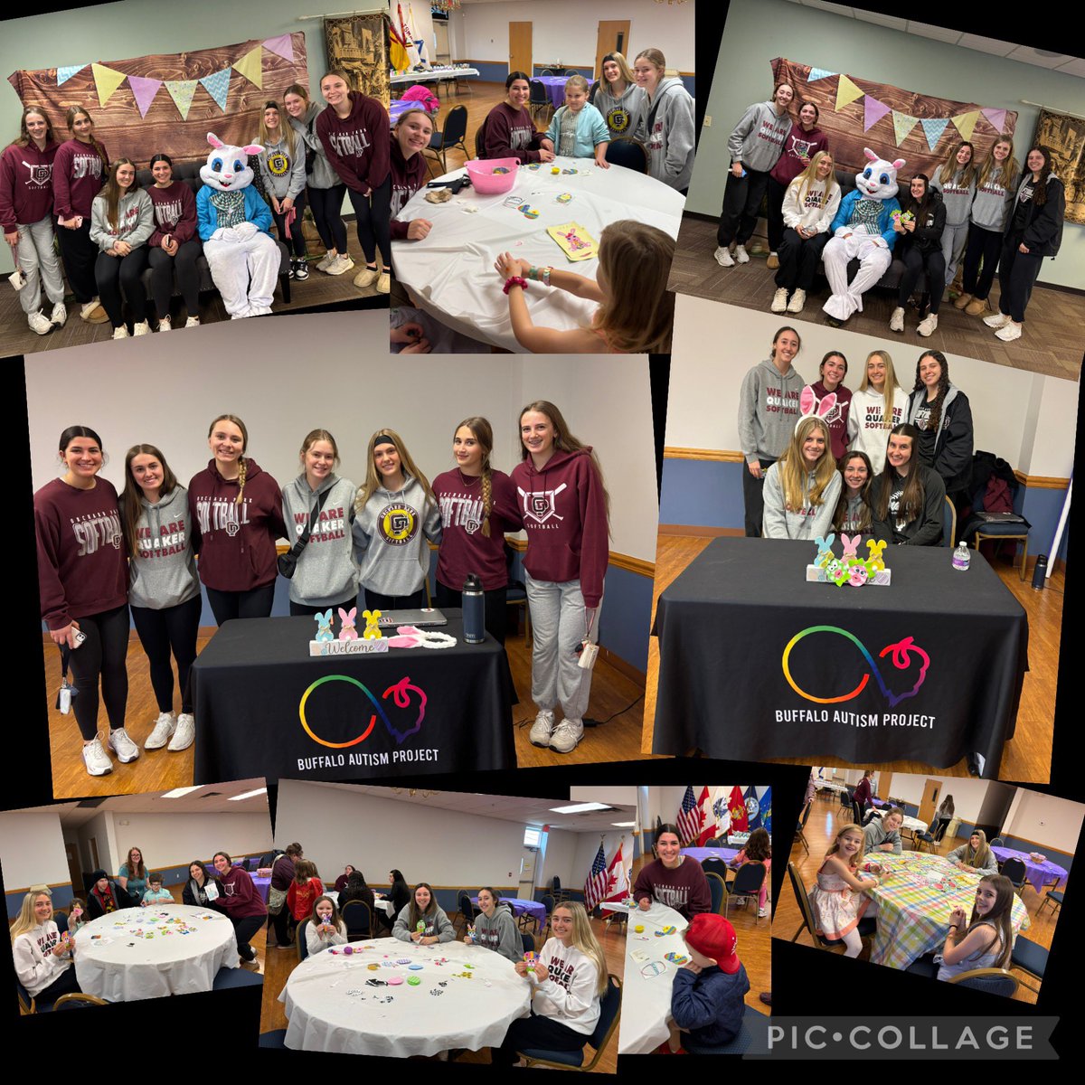 Giving Back to the community!  Today we volunteered at The Buffalo Autism Project Easter Bunny event!  I loved seeing all the smiles on the kids faces! #morethanagame