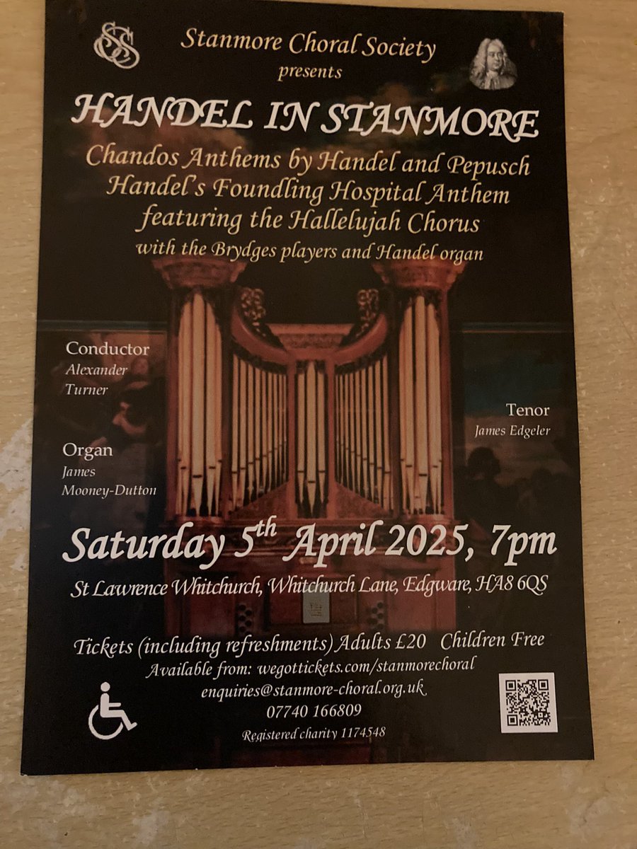 Busy rehearsing for this fabulous concert: we are performing in Handel’s church. <a href="/stanmorechoral/">Stanmore Choral</a> <a href="/AlexanderTurn95/">Alexander Turner</a> <a href="/harrowonline/">Harrow Online</a> <a href="/harrow_council/">London Borough of Harrow</a> <a href="/choralwork/">David Fawcett</a>