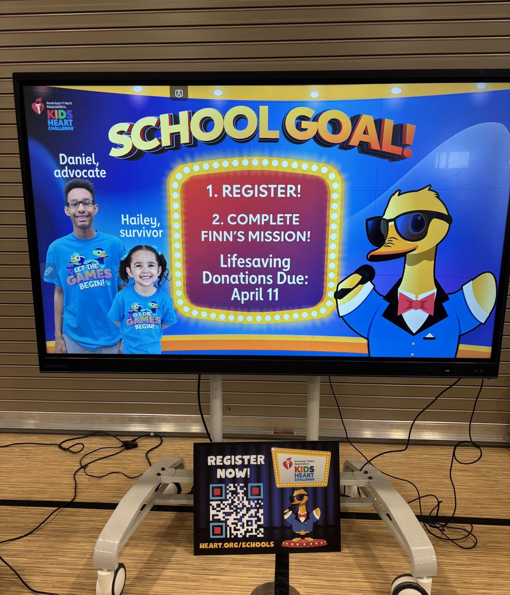 @CoachDuran_HHES (@rosadur69299886) on Twitter photo A BIG thank you to our National Youth Heart Ambassador Hailey Garcia & her parents for joining us to kickoff our Kids Heart Challenge! 🙏🏼❤️🐝
Register today! Complete Finn’s Mission to learn how to save a life. <a href="/HHeights_ES/">Jenifer Hansen</a> <a href="/edithc_HHES/">Edith Carrillo</a> <a href="/ELuna_HHES/">Erica Luna, M. Ed.</a> #HeartHeroesAllIn❤️ A BIG thank you to our National Youth Heart Ambassador Hailey Garcia & her parents for joining us to kickoff our Kids Heart Challenge! 🙏🏼❤️🐝
Register today! Complete Finn’s Mission to learn how to save a life. <a href="/HHeights_ES/">Jenifer Hansen</a> <a href="/edithc_HHES/">Edith Carrillo</a> <a href="/ELuna_HHES/">Erica Luna, M. Ed.</a> #HeartHeroesAllIn❤️