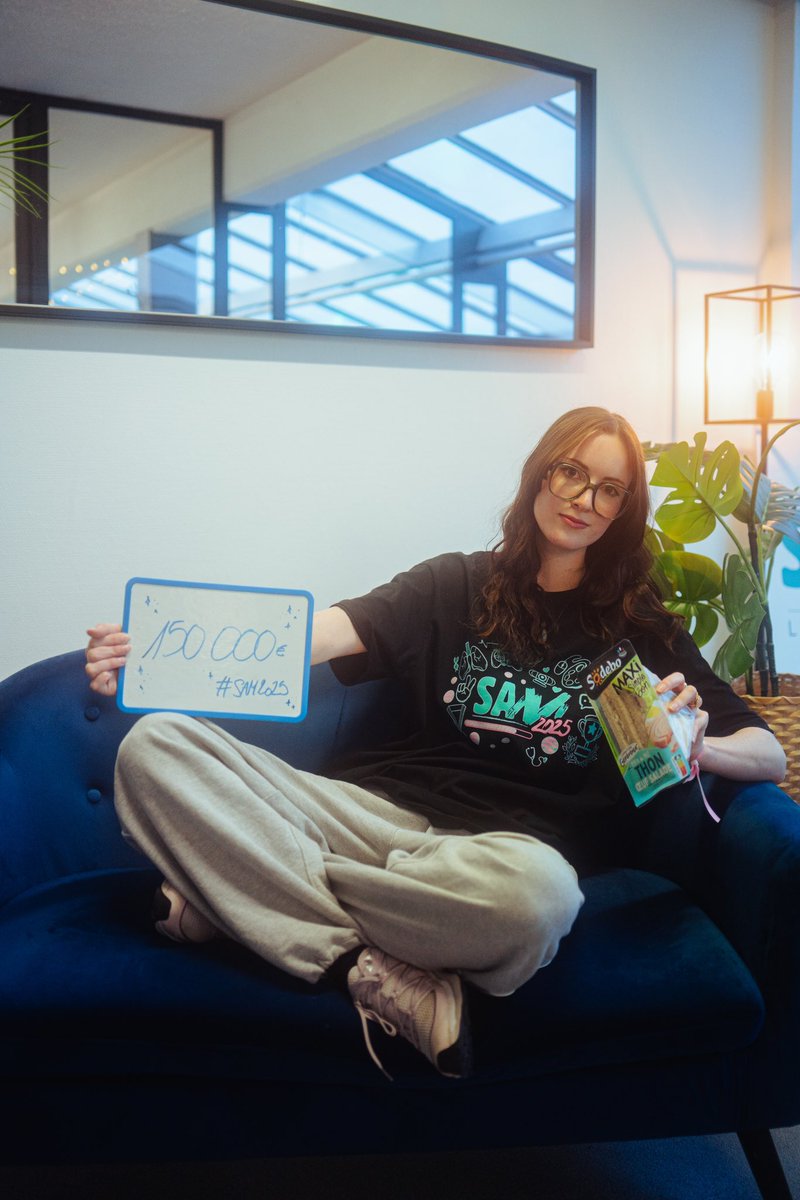 150 000 € récoltés ✅🫡

Nos streamers prennent des forces pour le rush final grâce aux produits offerts par <a href="/sodebo/">Sodebo</a> 

#SAM2025