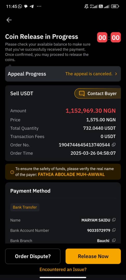E_OneIsSomeOne's tweet photo. I am a victim of a scam on the Bybit platform @Bybit_Official @BybitAfrica

P2P transaction. 
where a vendor marked the payment as complete without actually sending the money.

"It's been two days since I filed an appeal with Bybit support, still I haven't received any response." https://t.co/ME3V6sqMbZ