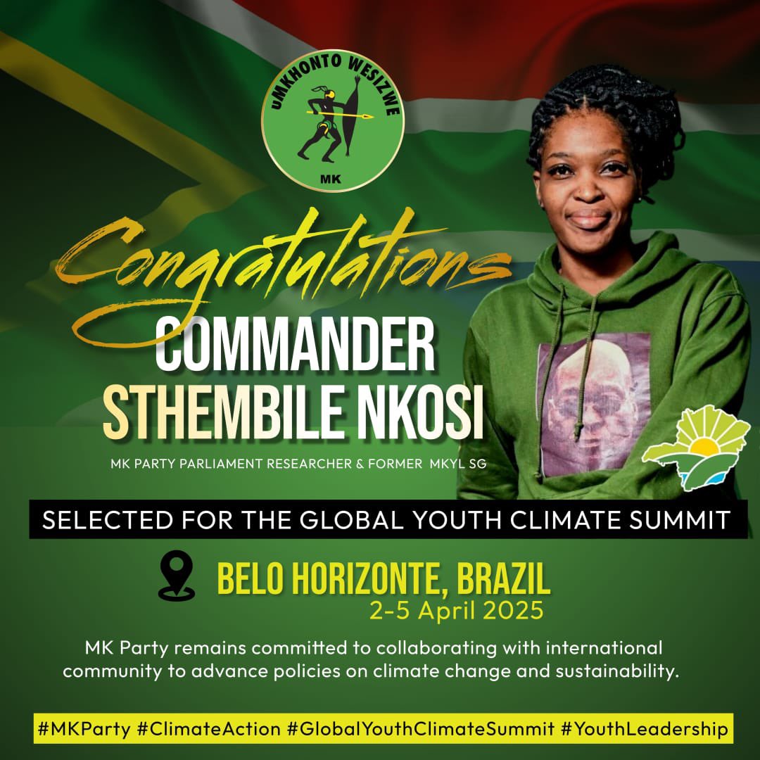 DZumaSambudla's tweet photo. uMkhonto Wesizwe Young Female Leader, Commander Sthembile, Flying South African Flag High 👊🏾!!!

#GwazaMkhontoGwaza 
#SubmitOrFight https://t.co/tx6oxUkrYn