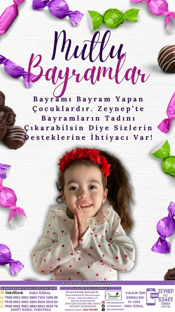 Sukun_Et_'s tweet image. Bayram Harçlıklarımı Unutmayın 💞

Bu bayram kapınıza gelemiyorum ama bir dahaki bayram sizlerin bağışlarıyla hasret kaldığım parklarda koşup oynayabilir,şekerin tadına varabilirim🪻
Bayramınız mübarek olsun 🪻

@smazeynepo57099  💜