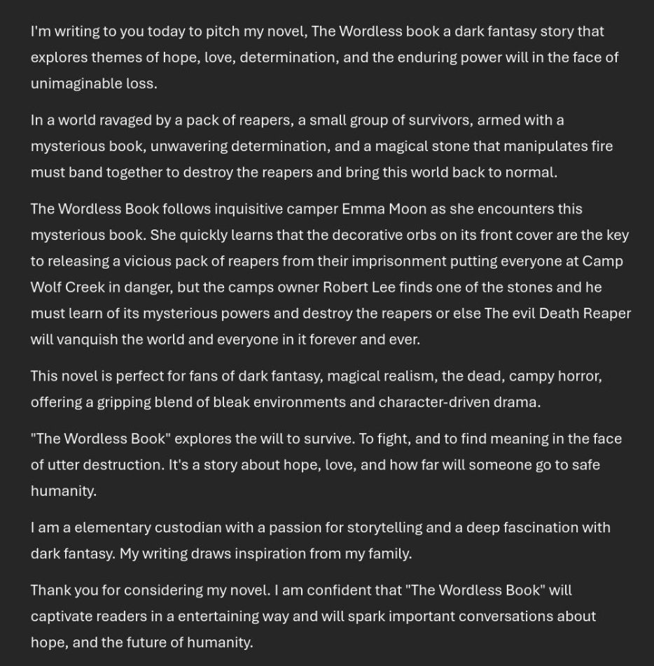 thewordlessbook's tweet image. ARC READERS NEEDED FOR A DARK ROMANTACY ADVENTURE NOVEL. 
SIGN UP TODAY. AT:

jotform.com/form/242413760…