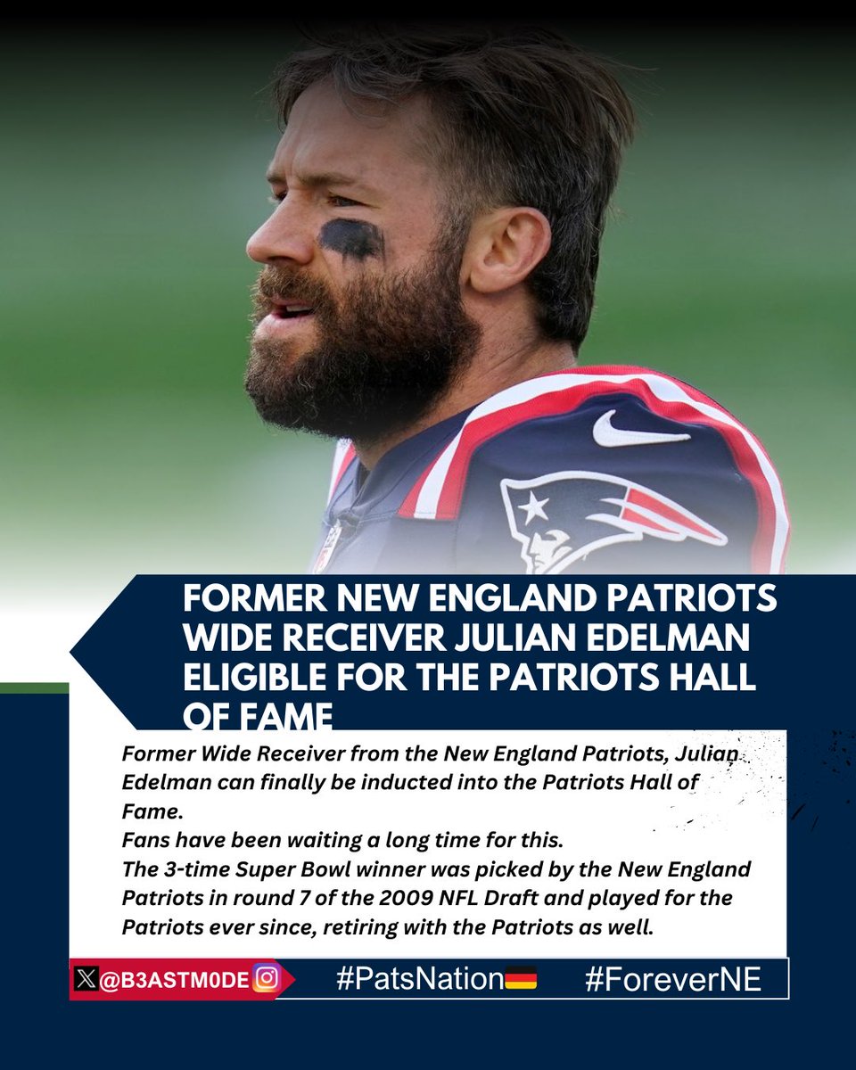 B3astm0deTV's tweet photo. He got it!!!!
@Edelman11
#CoverThePatriots🇩🇪 #Coverage🇩🇪 #NEPats #rtlnfl #NFL #PatriotsFootball #PatsNation🇩🇪 #HallOfFame #HOF #PHOF @RTL_Sport @NFL @NFLDeutschland @Patriots @patsdeutsch #ENDZN @RapSheet @AdamSchefter @MikeGarafolo https://t.co/kJmS55Bpug