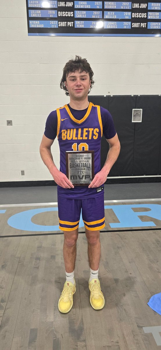 The Sangamo Boys All Stars defeat the South Central Boys All Stars, 105-81!!

Congrats to Carson Doran from Williamsville on winning the Steve O'Dell Country Financial MVP!!

Thank you to Steve O'Dell and DnR Custom Apparel for sponsoring the game! DnR provided the warmups!!