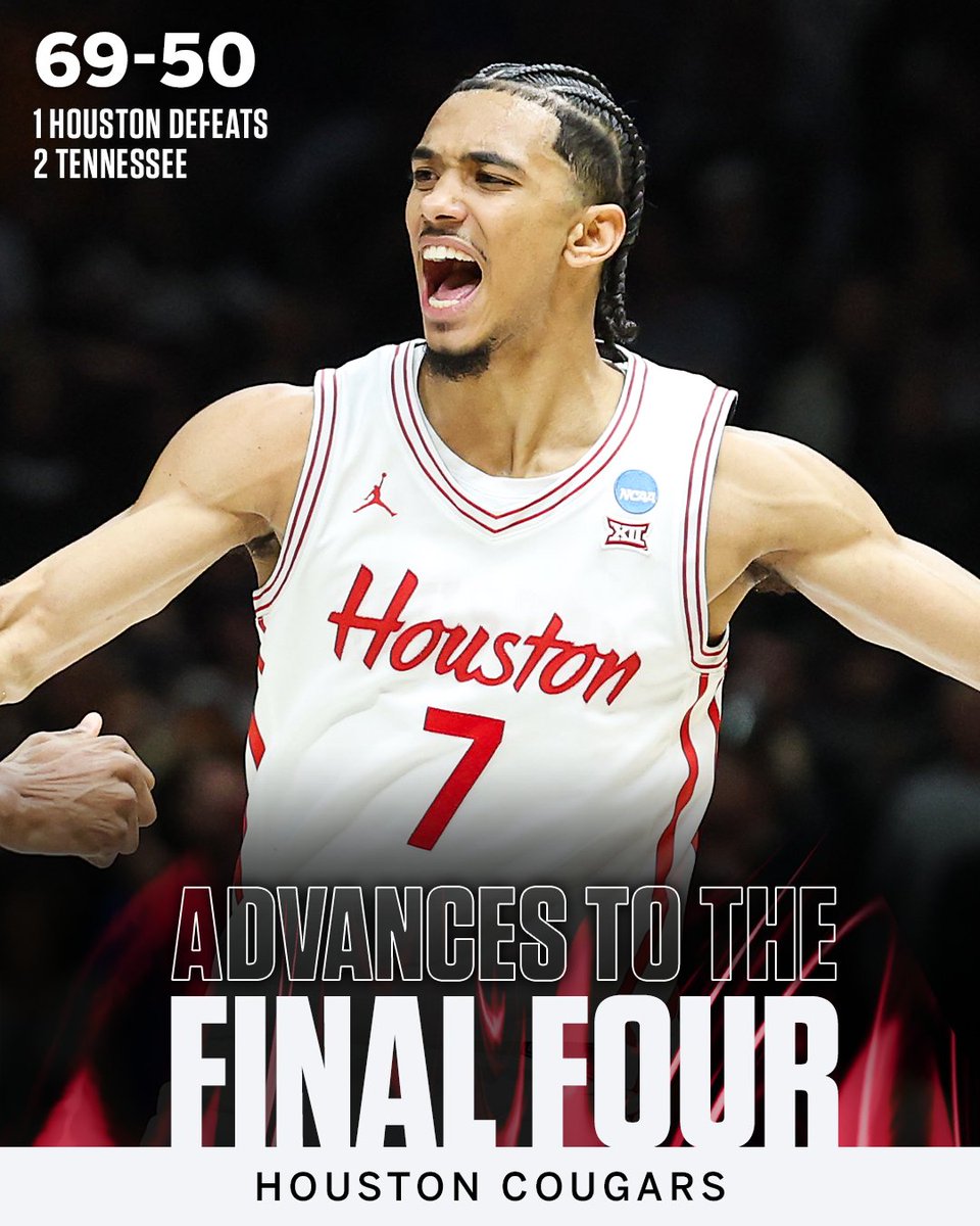 WHOSE HOUSE? COOGS HOUSE‼️

Houston is headed to their seventh Final Four in program history 🔥