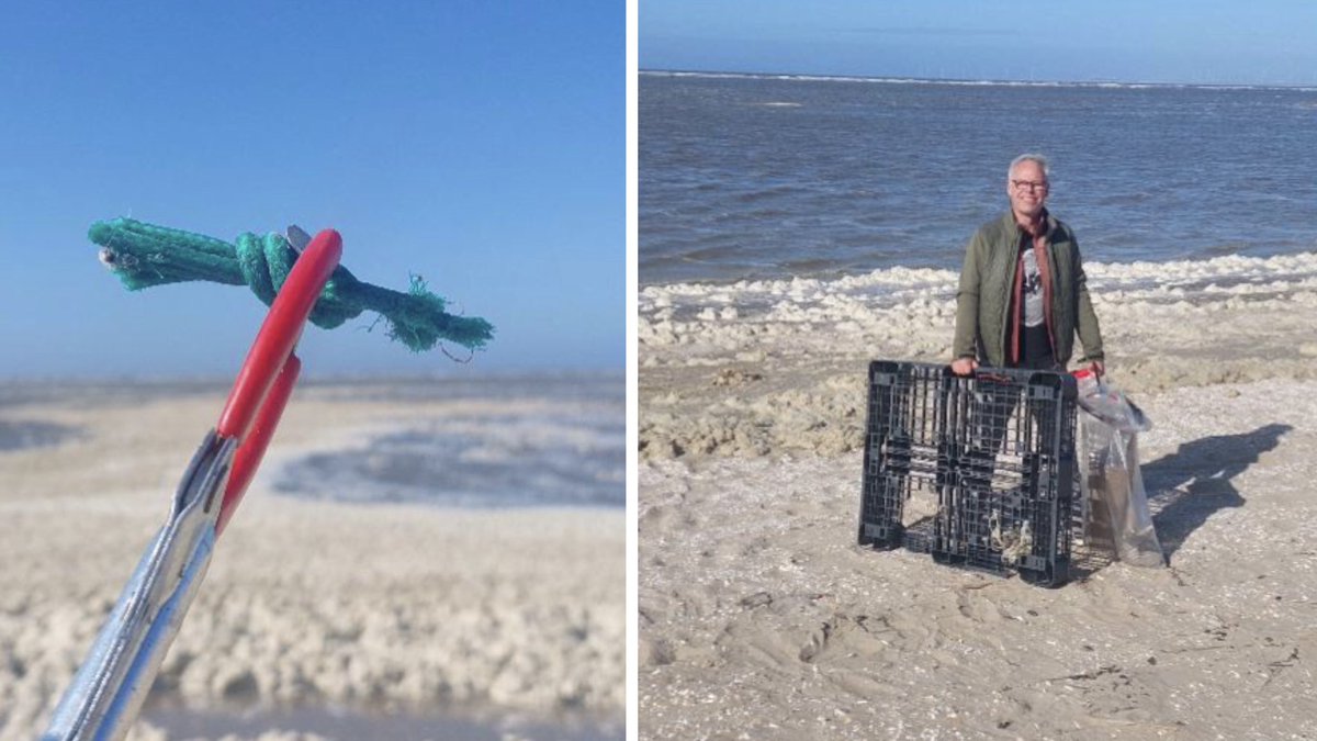 zwerfieRdam's tweet photo. De zee spuugde vandaag een enorme hoeveelheid #schuimalg uit. Evenals stukken hout, vispluis en veel plastic natuurlijk, waaronder een kunststof pallet…
#verlosdezee #zwerfie #plasticsoep https://t.co/JwE8DlOUL4