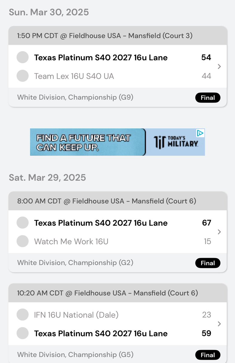 Platinum Basketball (Select 40 Member) (@platinumbball) on Twitter photo TX Platinum 16u coming away from <a href="/PBRhoops/">Premier Basketball</a> The PRIME Event with a championship!
Great weekend for this group! Insanely fun team! TX Platinum 16u coming away from <a href="/PBRhoops/">Premier Basketball</a> The PRIME Event with a championship!
Great weekend for this group! Insanely fun team!