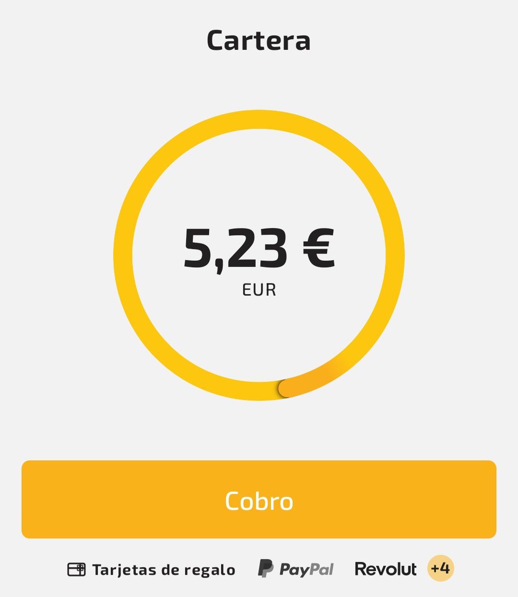 Pues este mes me ha salido el Netflix casi gratis 🤩

Hace 6 días me instalé Attapoll, y respondiendo encuestas y probando juegos me han pagado estos 5 euros.

Objetivo de Abril?
Pagarme el Spotify y el Netflix con esto.

Si tu también quieres probarlo: attapoll.app/join/miwzf