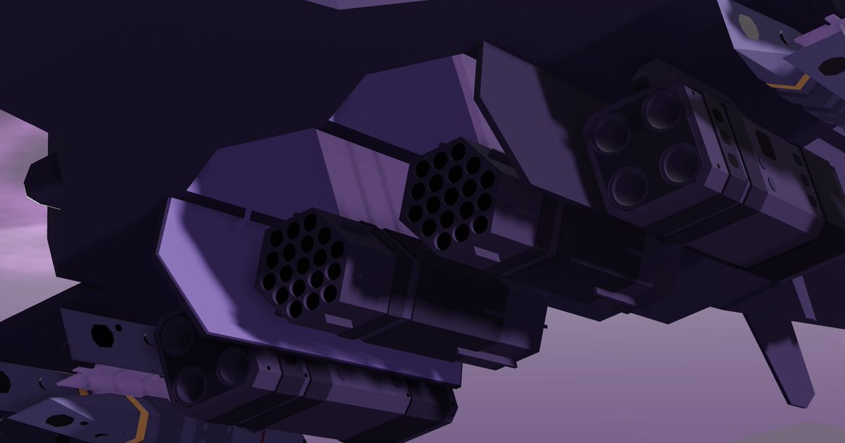 BelkanUAV's tweet image. RAH-44E

A large attack helicopter designed to engage with the most dangerous targets with agility and devastation in mind. It&apos;s enclosed cockpit provides protection, as well as HD screens for full visibility of its environment.

#robloxstudio #robloxbuild #robloxdev