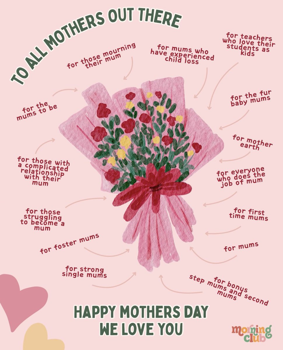 Happy Mother’s Day to all the amazing mums, step-mums, foster mums &amp; all of the below💐🦋🧁