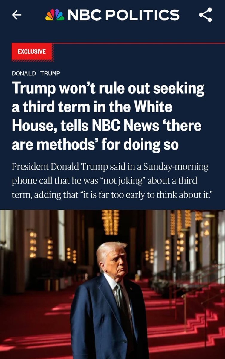 And Democracy takes another step towards extinction
