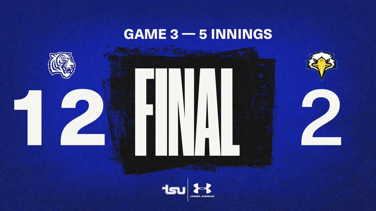 🧹 For the third straight game, a 5 inning win over Morehead State. Back at it on Wednesday with a non-conference game against MTSU at 5 PM.