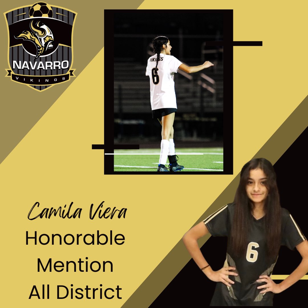🏆 Honorable Mention All District 24 5A 🏆
Junior, Camila Viera 
Junior Sheily Garcia