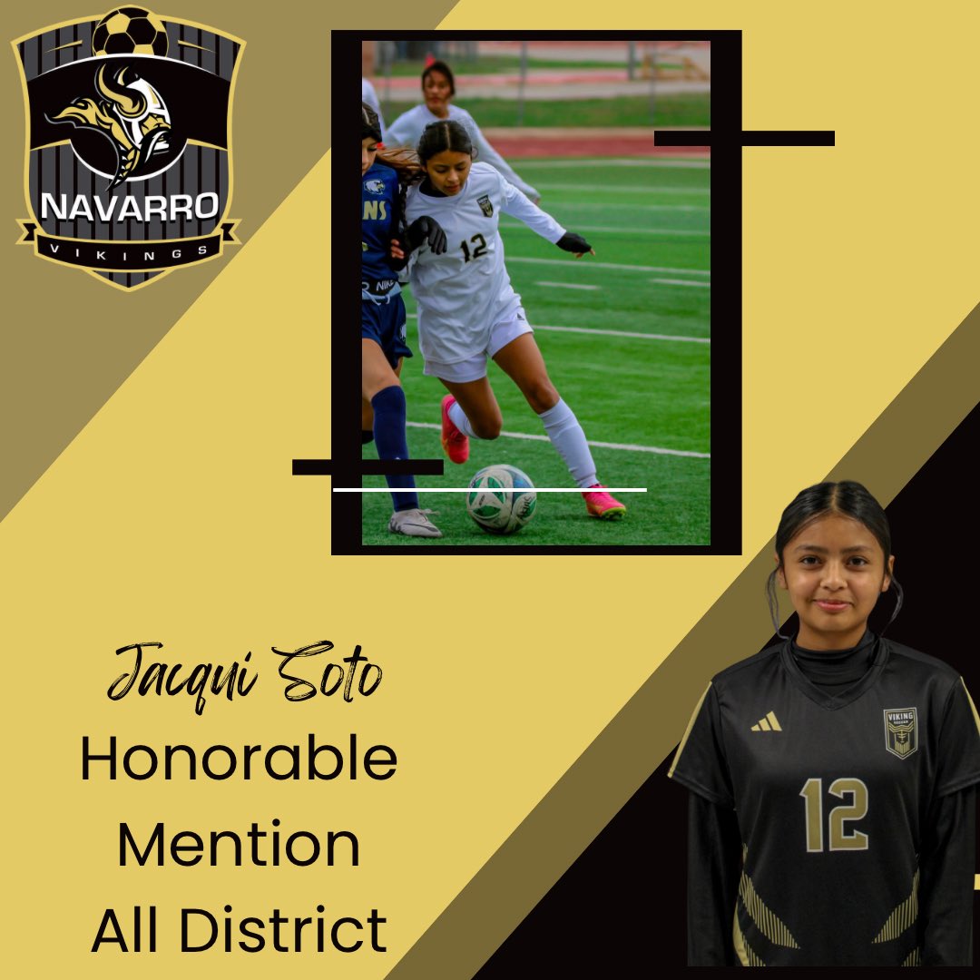 🏆 Honorable Mention All District 24 5A 🏆
Freshman, Anizel Patino
Freshmen, Jacqui Soto