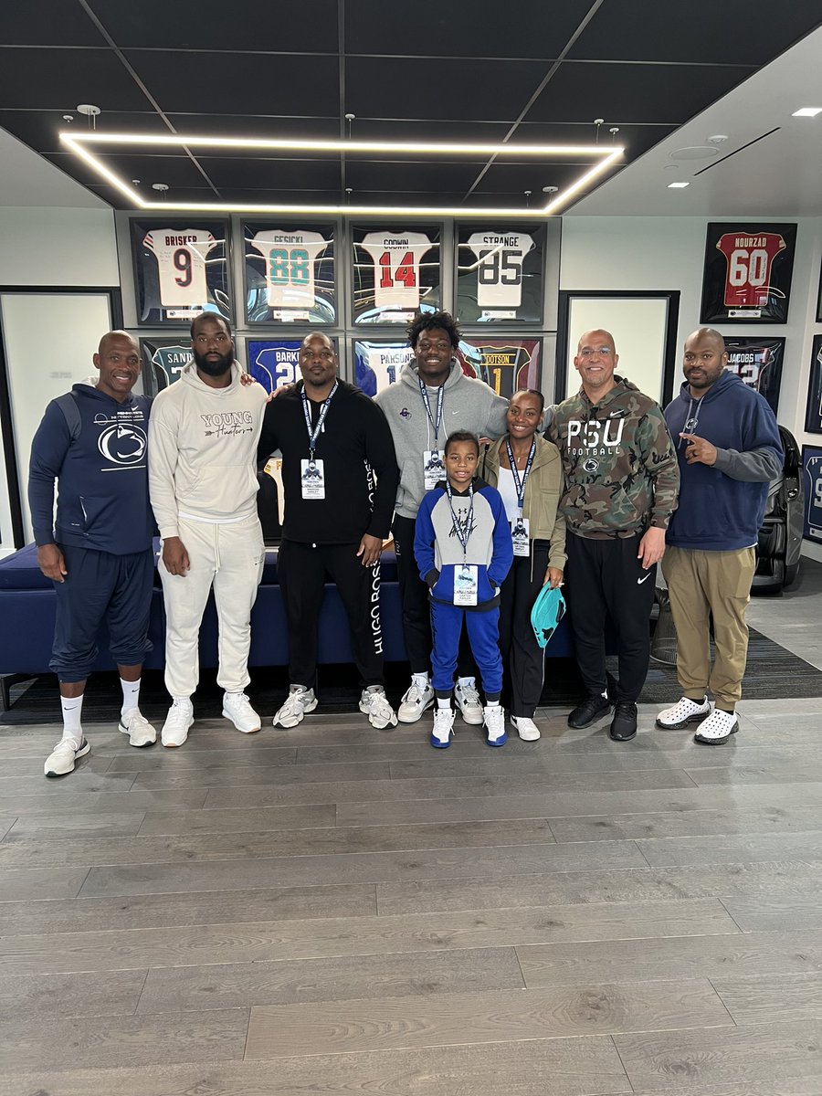 Tyson “Tys” Harley (@tysharley) on Twitter photo Thank you to Head Coach <a href="/coachjfranklin/">James Franklin</a> and the entire <a href="/PennStateFball/">Penn State Football</a> staff for an amazing day! Thank you to Coach Barnes for having interest in me as a student athlete! #WEARE Thank you to Head Coach <a href="/coachjfranklin/">James Franklin</a> and the entire <a href="/PennStateFball/">Penn State Football</a> staff for an amazing day! Thank you to Coach Barnes for having interest in me as a student athlete! #WEARE