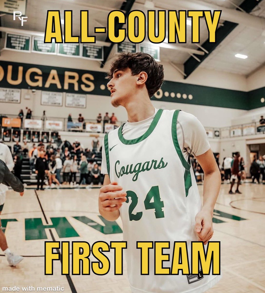 Congrats to <a href="/BlayneJackson24/">blayne</a> for being named to the All-County first team!

<a href="/NSAcougars/">Northview Senior Academy</a>