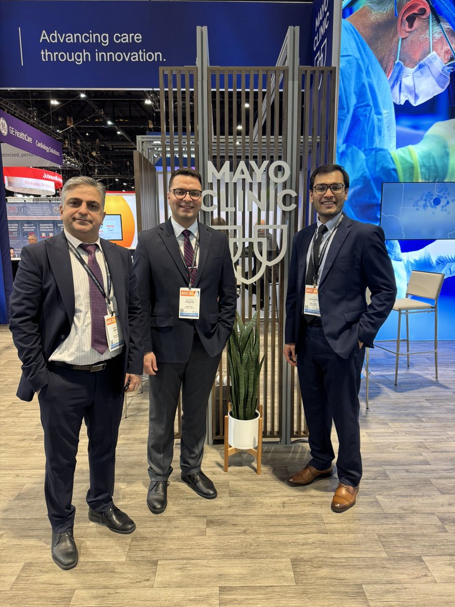 Mayo Clinic CV (@mayocliniccv) on Twitter photo Meet the leadership team behind <a href="/FITsOnTheGo/">FITsOnTheGo</a> initiative of Mayo Clinic at ACC25. <a href="/MayoCVFellows/">Mayo Clinic Rochester Cardiology Fellows</a> <a href="/AhAminMD/">Ahmad Amin</a> <a href="/SidAgarwalMBBS/">Siddharth Agarwal (he/him)</a> <a href="/HamandiMd/">Mohanad Hamandi, MD</a> Meet the leadership team behind <a href="/FITsOnTheGo/">FITsOnTheGo</a> initiative of Mayo Clinic at ACC25. <a href="/MayoCVFellows/">Mayo Clinic Rochester Cardiology Fellows</a> <a href="/AhAminMD/">Ahmad Amin</a> <a href="/SidAgarwalMBBS/">Siddharth Agarwal (he/him)</a> <a href="/HamandiMd/">Mohanad Hamandi, MD</a>