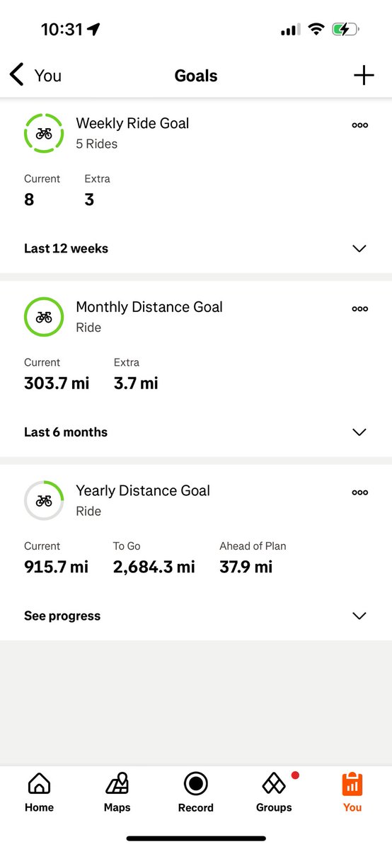 Hitting goals out of the office!