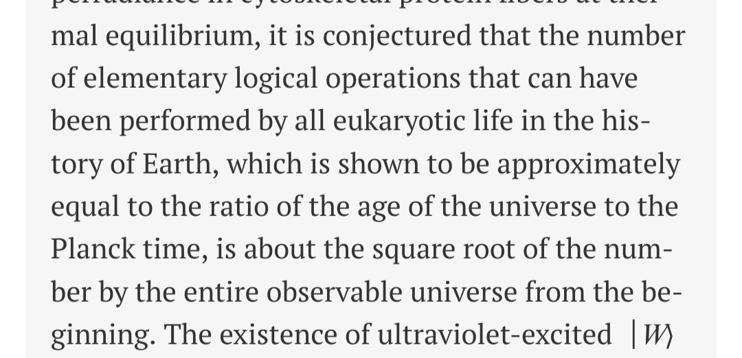 This paper is mind-blowing. I'll have to read it several times I think, msybe on holiday. It's one of those refreshing speculative ones.