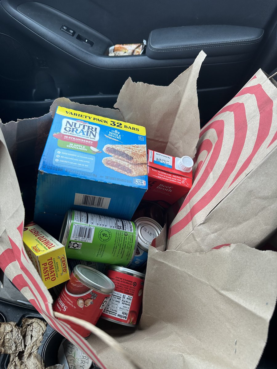 MooseMan7's tweet photo. @Target this is how I was handed my bag in Newburgh NY just now for a drive up order, seriously?? https://t.co/frDDPTgif9