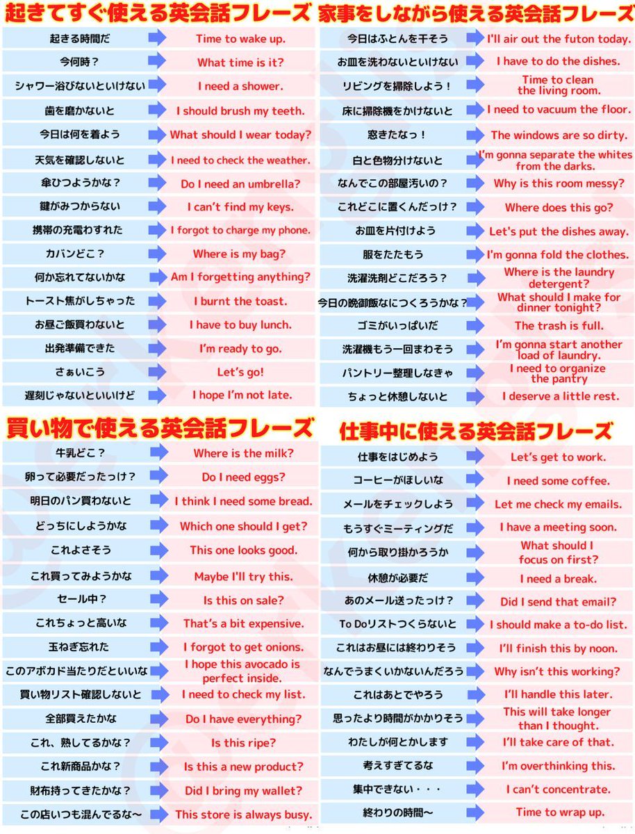 erkenglish's tweet photo. オンライン英会話を始める前におすすめなのが「英語のひとり言」いつも言うセリフをシンプル英語にしたらどうなるんだろう？って考えることが大事！

毎日英語を学べるポストしています！ぜひいいね＆フォローお願いします👍⇩ https://t.co/MHhLDD5OBS