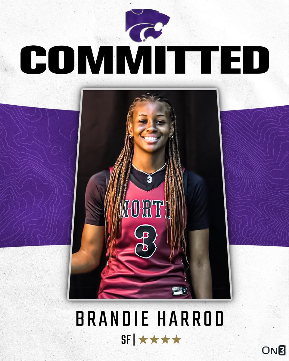 BREAKING: Top 2025 recruit Brandie Harrod has committed to Kansas State, she told <a href="/On3sports/">On3</a>. 

Harrod reopened her recruitment after Auburn had a coaching change. 

READ: on3.com/her/news/top-2…