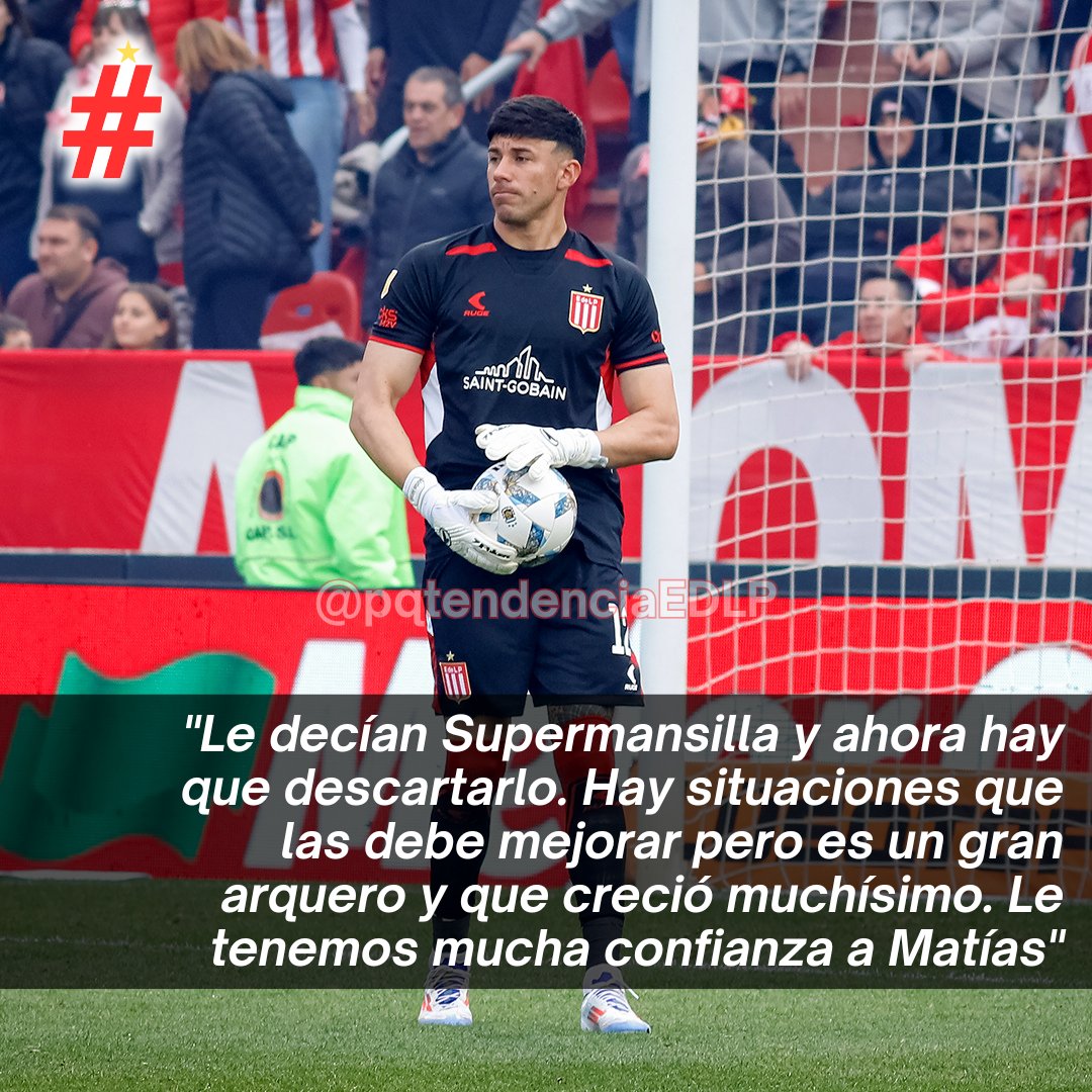 "Matías Mansilla"

🎙️🗣️ Eduardo Dominguez en conferencia tras el partido con Barracas:

"Le decían Supermansilla y ahora hay que descartarlo. Hay situaciones que las debe mejorar pero es un gran arquero y que creció muchísimo. Le tenemos mucha confianza a Matías"

#EDLP 🦁🇦🇹