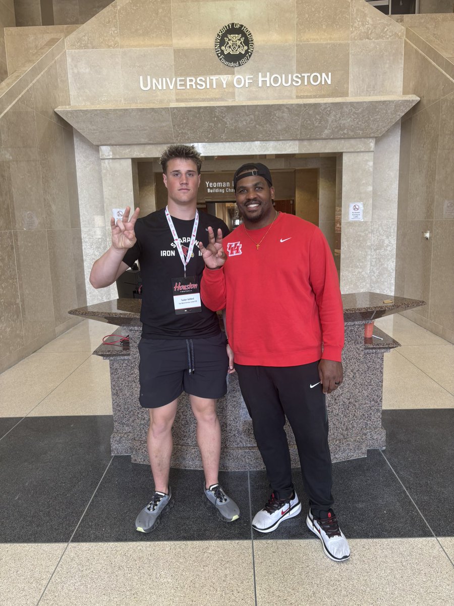 Tucker “Tuck” Ashford (@tuckerashford12) on Twitter photo Loved my time in H-Town Yesterday!! #Baller2Comin6 #GoCoogs🐾 <a href="/CoachRoss___/">James Ross III</a> <a href="/JayGirdner/">Jay Girdner</a> <a href="/CoachWEFritz/">Coach Willie Fritz</a> <a href="/Casey_Smithson/">Casey Smithson</a> <a href="/wesley_fritz/">Wes Fritz</a> <a href="/UHCougarFB/">Houston Football</a> Loved my time in H-Town Yesterday!! #Baller2Comin6 #GoCoogs🐾 <a href="/CoachRoss___/">James Ross III</a> <a href="/JayGirdner/">Jay Girdner</a> <a href="/CoachWEFritz/">Coach Willie Fritz</a> <a href="/Casey_Smithson/">Casey Smithson</a> <a href="/wesley_fritz/">Wes Fritz</a> <a href="/UHCougarFB/">Houston Football</a>