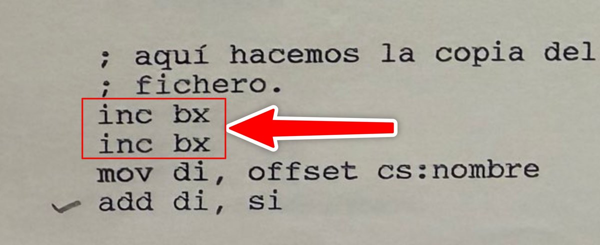 JaimeObregon's tweet image. ¿Veinteañero metido en la tecnología?
¿Funcionario ya curtido?
Sigue leyendo; esto quizá te interese…
En mis tuits anteriores contaba algunas batallas programando en ensamblador en los años 90.
El lenguaje ensamblador es el Vietnam del programador de níveas sienes. Sirve…