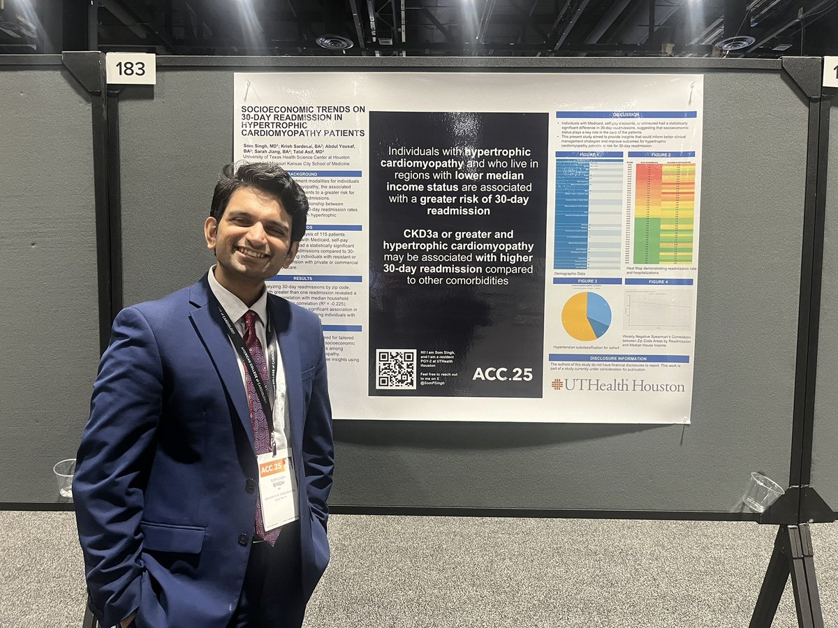 Som Singh, MD (@sompsingh) on Twitter photo Such a fulfilling weekend at #ACC25!! Got to hear incredible talks, present our research, and connect with old friends. Can’t wait till next year <a href="/ACCinTouch/">American College of Cardiology</a> :)
<a href="/UTHimres/">UTHealth Houston IM Residency</a> Such a fulfilling weekend at #ACC25!! Got to hear incredible talks, present our research, and connect with old friends. Can’t wait till next year <a href="/ACCinTouch/">American College of Cardiology</a> :)
<a href="/UTHimres/">UTHealth Houston IM Residency</a>