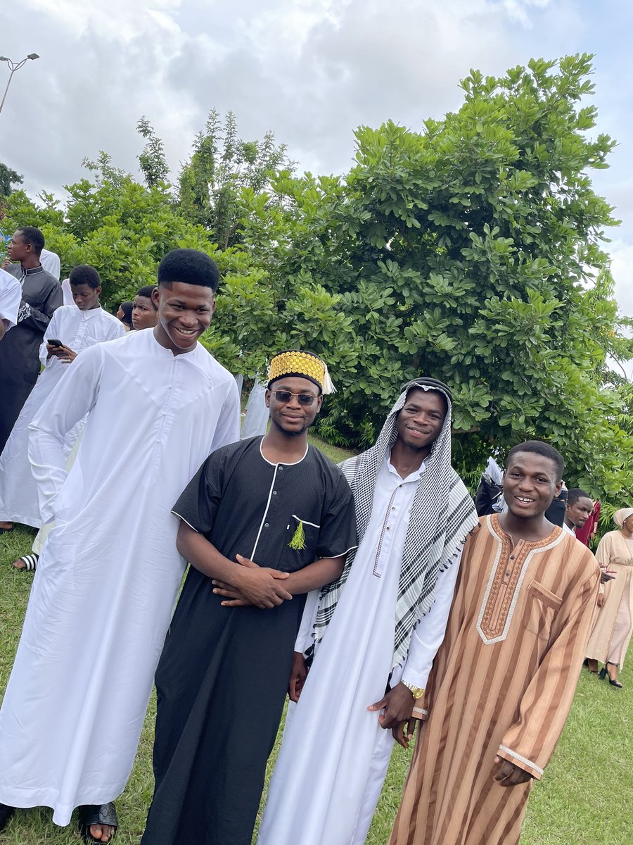duu_abdall76124's tweet photo. Eid Mubarak to everyone Muslim across the globe. This morning at the KNUST Islamic center, I joined colleague Muslim brothers and sisters as we observed the Eid prayers. May Allah SWT accept our good deeds.
#AbdallahForSRCPresident’25
#Thevoicewedeserve
#Beyondyourexpectation https://t.co/WYjkujV1KW