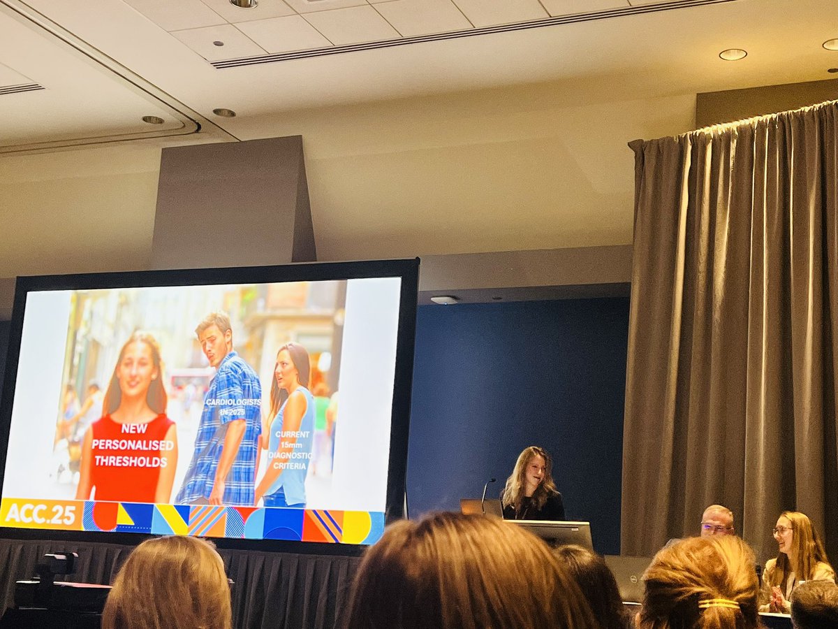 RebeccaHughes (@drrebeccahughes) on Twitter photo Well, that was fun. It was great debating <a href="/jeffreygeske/">Jeffrey Geske, MD</a> on the wall thickness diagnosis in HCM. I think this meme (and the compelling data!) helped convince the crowd to move the line! #ACC2025 <a href="/HunainShiwani/">Hunain Shiwani</a> <a href="/JccmoonMoon/">James moon</a> Well, that was fun. It was great debating <a href="/jeffreygeske/">Jeffrey Geske, MD</a> on the wall thickness diagnosis in HCM. I think this meme (and the compelling data!) helped convince the crowd to move the line! #ACC2025 <a href="/HunainShiwani/">Hunain Shiwani</a> <a href="/JccmoonMoon/">James moon</a>