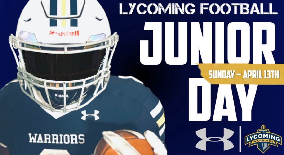 Cayden Sturgeon-Jadro (@caydensturgeon) on Twitter photo #AGTG I’m blessed to receive a Junior day invite to <a href="/WarriorsFBall/">Lycoming Football</a> I can’t wait to attend! Thank you to <a href="/RonJackson71/">Coach Jackson</a> for inviting me!! 🙏 #AGTG I’m blessed to receive a Junior day invite to <a href="/WarriorsFBall/">Lycoming Football</a> I can’t wait to attend! Thank you to <a href="/RonJackson71/">Coach Jackson</a> for inviting me!! 🙏