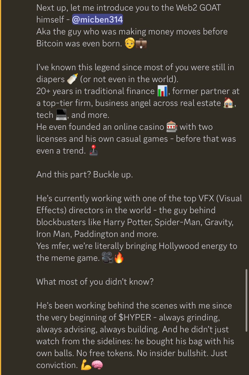 hyperonsol's tweet image. A message from the dev ⬇️

Dont forget to join our Discord to get all info early!

$HYPER #hyperpigmentation