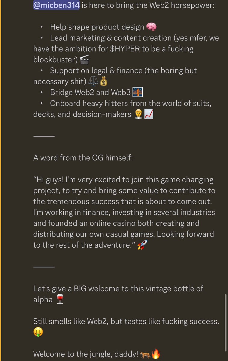 hyperonsol's tweet image. A message from the dev ⬇️

Dont forget to join our Discord to get all info early!

$HYPER #hyperpigmentation