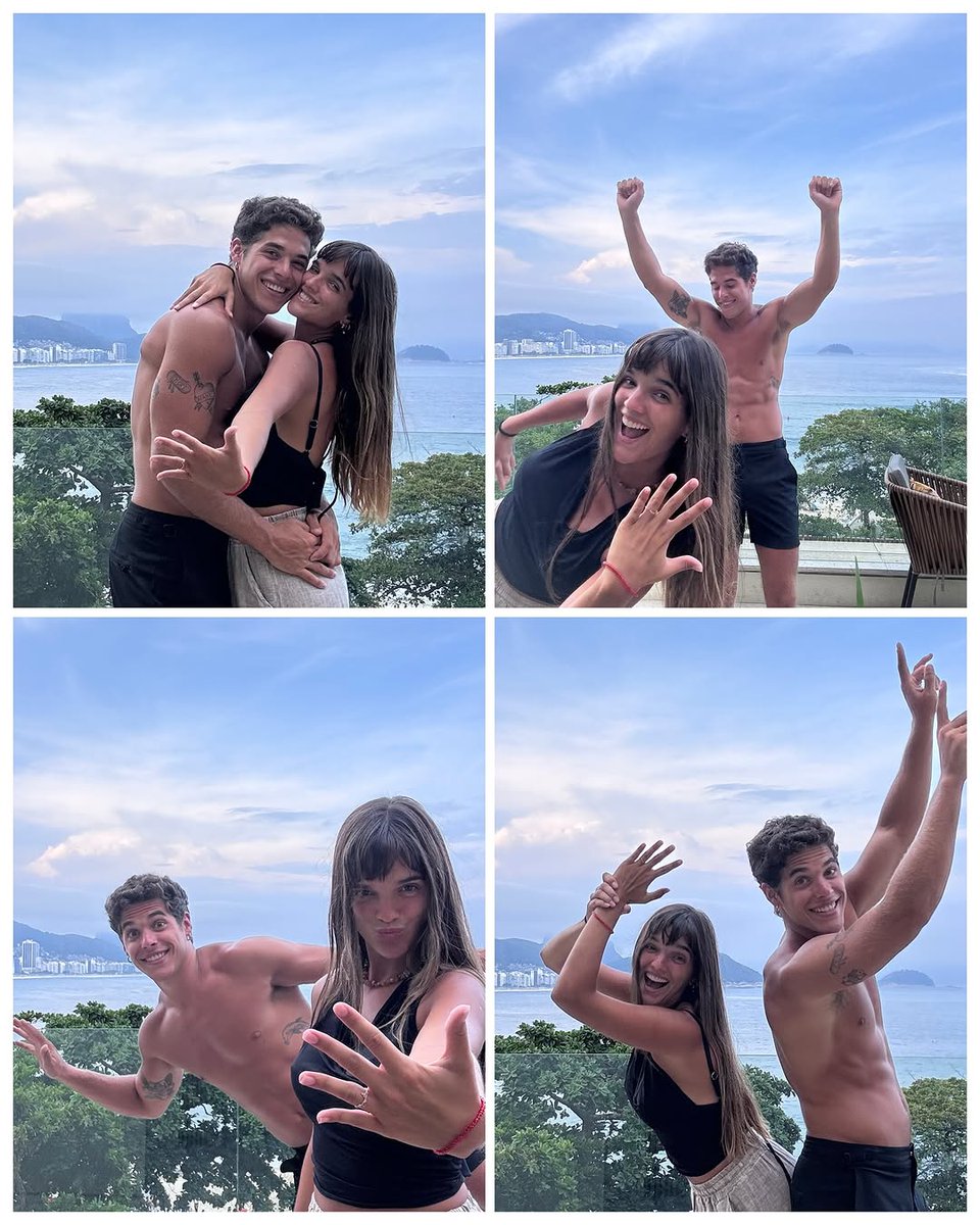 José Gimenez Zapiola e Malena Ratner ficaram noivos em 11 de março no Rio de Janeiro - Brasil 
👰❤️🤵