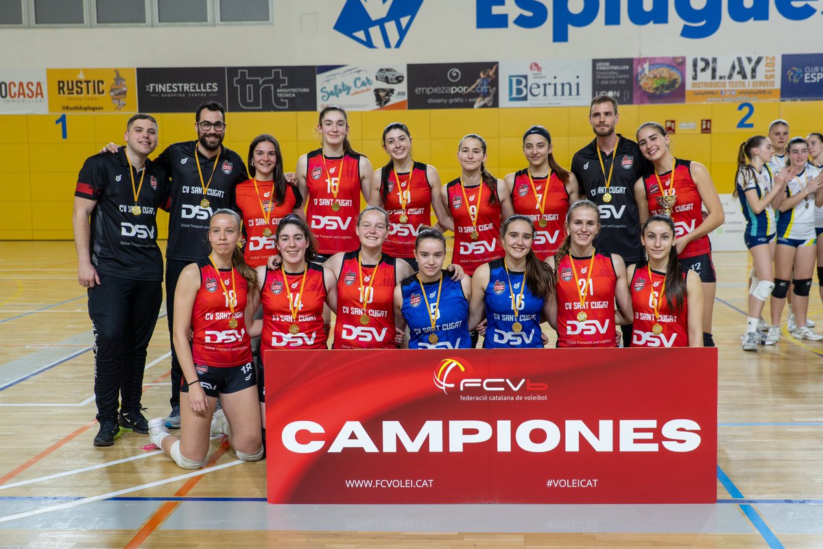 🔜 El <a href="/VoleiSantCugat/">Voleibol Sant Cugat</a> , el @voleibolsantjust i el <a href="/CVBarcelona/">CVB</a> , classificats pel Campionat d'Espanya Juvenil 🏐🙌🏽