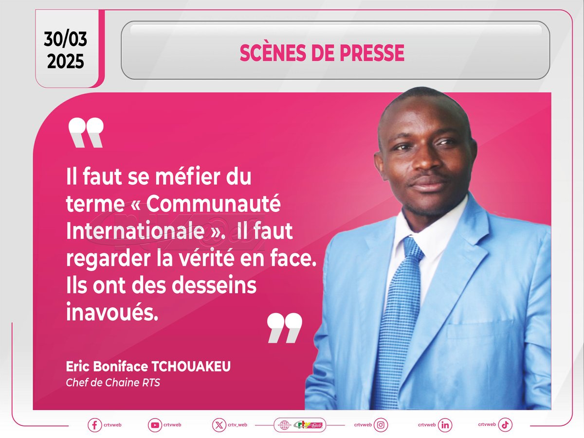 Quel rôle peut jouer la communauté internationale dans la crise de Boko Haram ? 

#ScenesDePresse #CRTV #CRTVweb