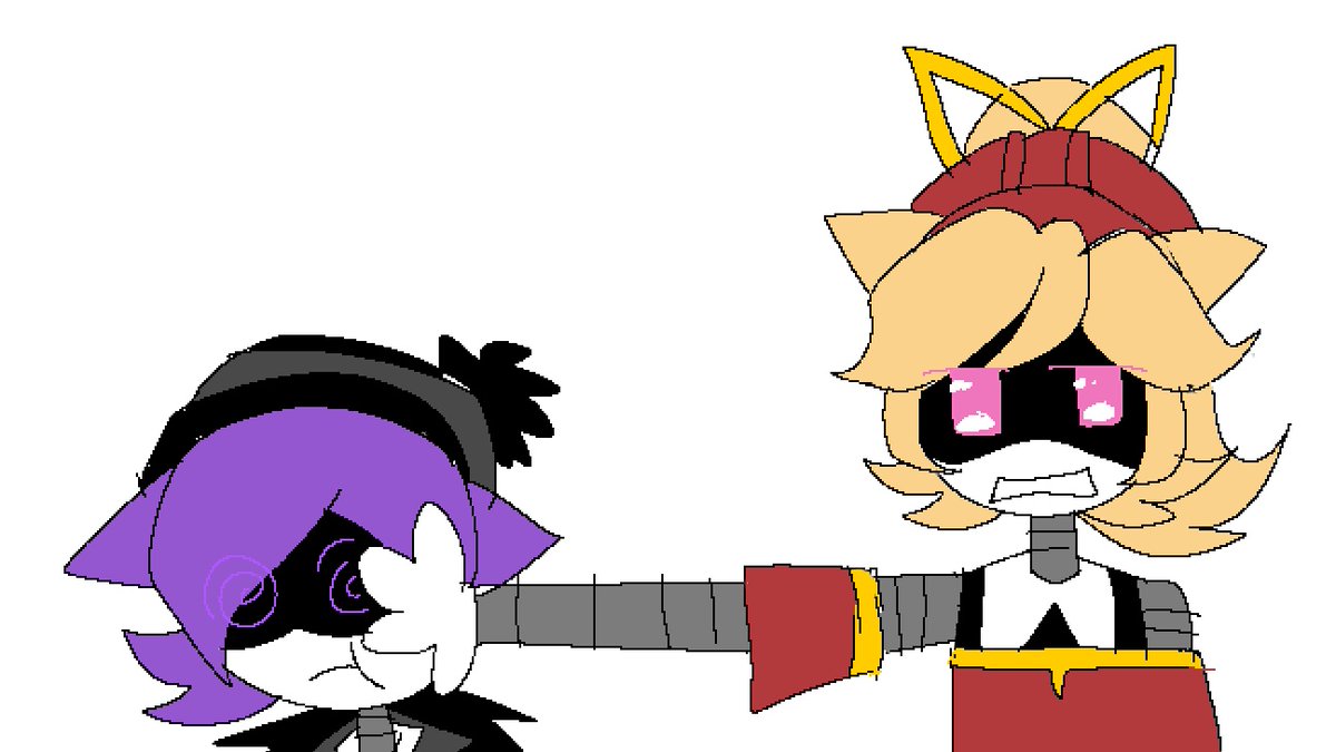 kawaiiuzichan's tweet image. "Uzi chan what do you think about Lizzy?" -> nya~ I think she's mean !! She doesn't want to hang out with her fellow neko !! uzichan.straw.page