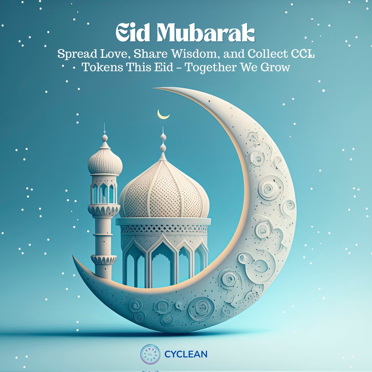 🌙 Eid Mubarak from Cyclean! 🌟🌿  

As we celebrate Eid, let’s embrace gratitude, kindness, and a commitment to a cleaner, greener world. 🌍💚  

This Eid, Cyclean invites you to take meaningful steps toward sustainability while earning rewards:  

✅ Walk with CYWALK: Stay