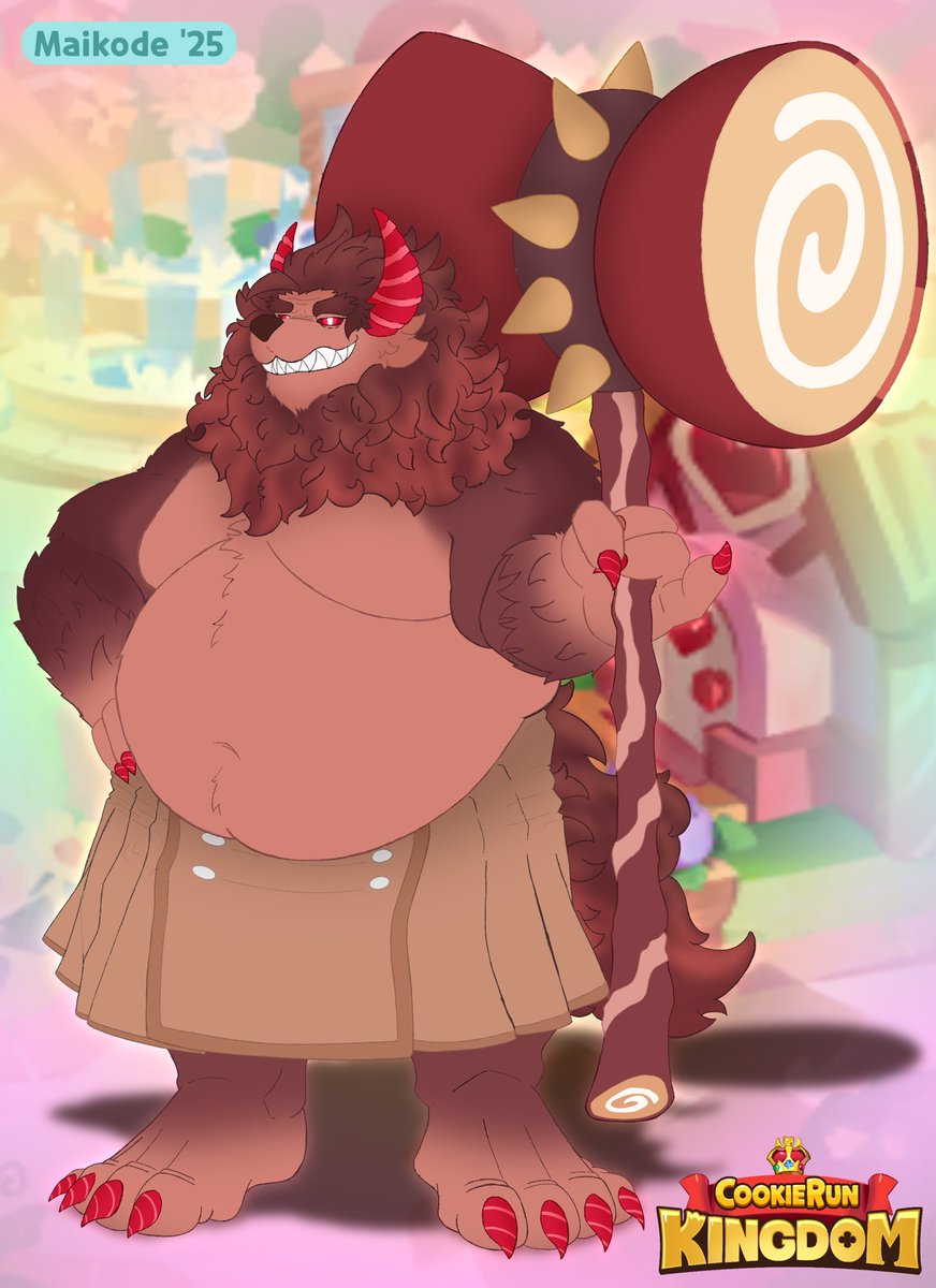 Behemoth_Z's tweet photo. Choco Werehound Brute, from Cookie Run Kingdom, in my style!

@CRKingdomEN #cookierunkingdom #crk #cookierun #cookierunkingdomfanart #cookierunfanart https://t.co/YUMB2Buiyt