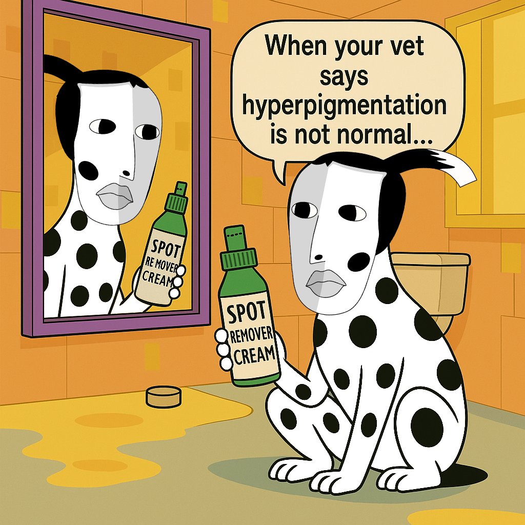 Trench_vader's tweet image. Didn’t realize my look was a symptom. @hyperonsol $hyper #hyperpigmentation